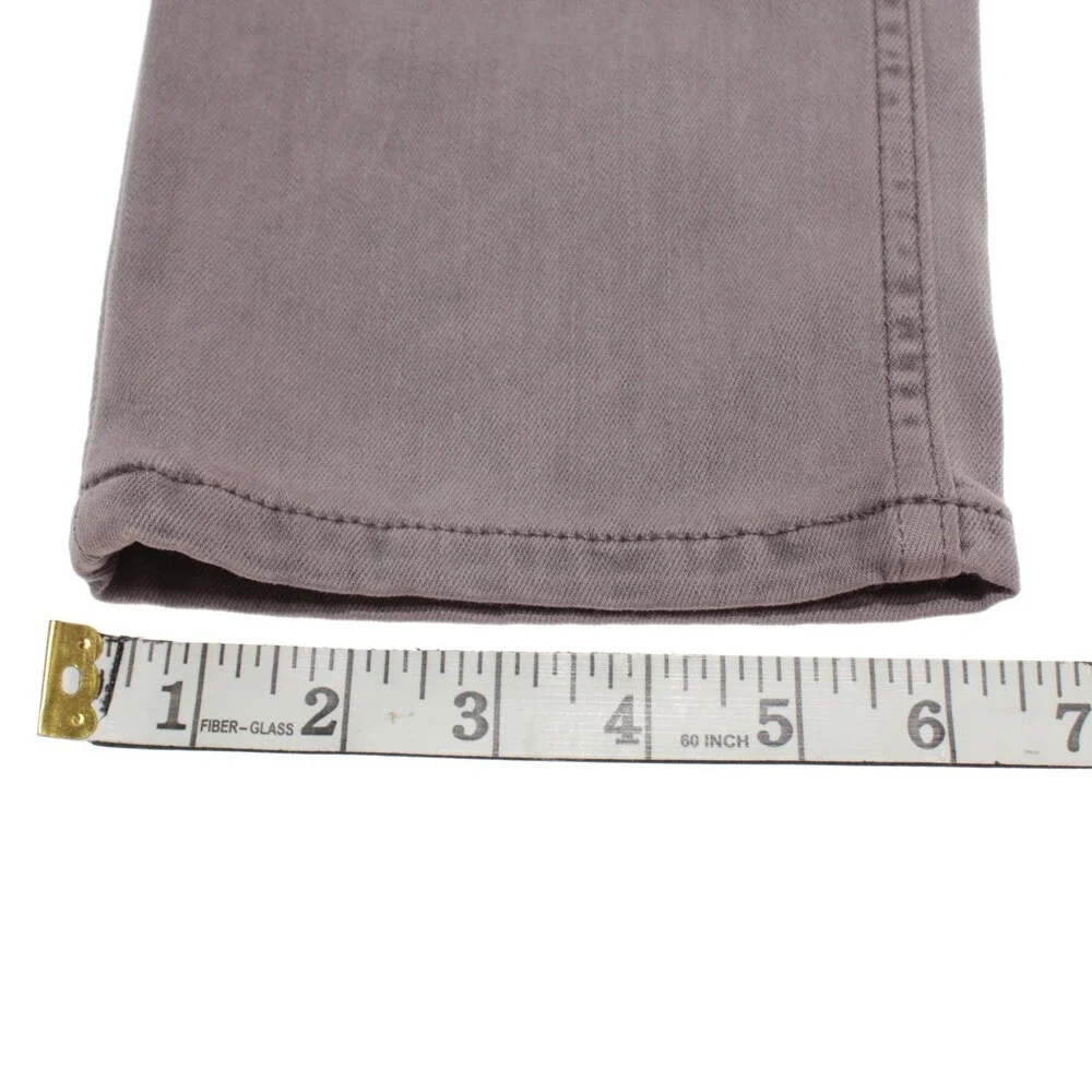 Paige NWT 5 Pocket Denim Jeans Size 30 US Slim Fit Lennox in Purple Rayon Blend